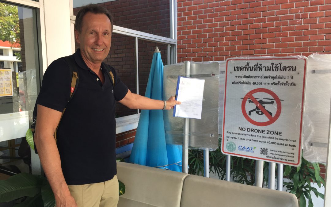 Flugdrohnen-Genehmigung in Thailand